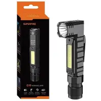 Superfire Flashlight SupFire G19 Multifunctional Flashlight, USB, 500lm, 200m