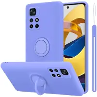 Cadorabo TPU Liquid Ring Silicone Case Hülle für Xiaomi POCO M4 PRO 5G