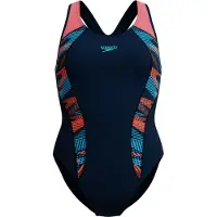 Speedo Damen Schwimmanzug Womens Placement Laneback