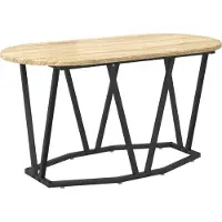 vidaXL Couchtisch Sonoma-Eiche 80 x 40 x 40.5 cm Sperrholz und Metall