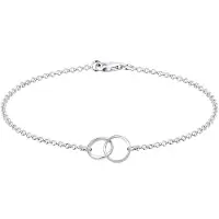 Elli Armband Ringe Geo Kreise Minimal 925 Sterling Silber Elli Silber