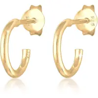 Elli Ohrringe Basic Timeless Creolen Must-Have Trend 925 Silber Elli Gold