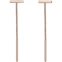 Elli Ohrringe Geo Stift Stab Durchzieher Basic 925 Silber Elli Rosegold