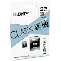 Emtec ECMSDM32GHC10CG Micro SDHC Class 10 Classic microSDHC Speicherkarte, 32 GB, Class 10