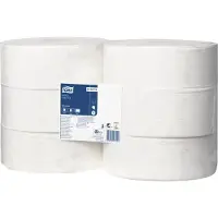 Tork Advanced Toilettenpapier Jumbo 2-lagig weiß 360 m x 10 cm Packung mit 6 Rollen