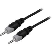 Deltaco MM-152 - 3.5mm - 5 m - Schwarz - Grau