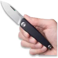 Acta Non Verba ANV Z050, Z050-007BB, Sleipner, Dural Black Aluminium, Taschenmesser