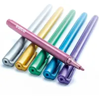 Djeco -Farben: 6 Metallic Marker