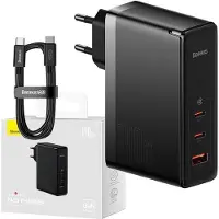 Baseus GaN5 Pro, Drinnen, AC, 1 m, Schwarz