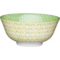 Kitchencraft Geometric Ceramic Bowl Gelb
