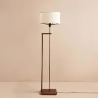 Opviq , AYD-3474, Stehlampen, Weiß, Stoff, 38 x 38 x 150 cm