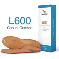 Aetrex Herren L600 Orthop dische Schuheinlagen zum Gehen den ganzen Tag Einlegesohlen Herren - Memory Foam Schuheinlagen Gehen Sie bequem mit Sch