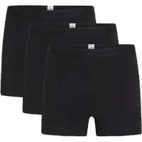 KnowledgeCotton Apparel Unterwäsche Anker 3 Pack Herren Black Jet-S