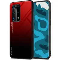 Cadorabo TPU 2 Farben Glas Cover