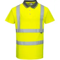 Portwest Warnschutz Poloshirt kurzarm Gelb XL