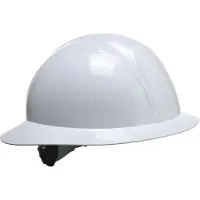 Portwest PS52 PW Schutzhelm mit Krempe White