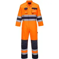 Portwest TX55 Nantes Warnschutzoverall Orange/Navy Gr. M