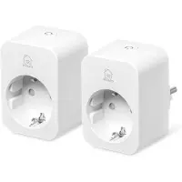 Deltaco SMART HOME smart plug with energy monitoring 16A 2-pack