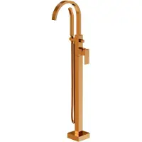 Steinberg Serie 135 Wannenarmatur, freistehend, schwenkbarer Auslauf, Ausladung 254 mm, 1351162RG