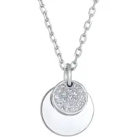 Elli Halskette Damen Messing silber, 42 713165-0001-00420