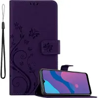 Cadorabo Hülle für Honor 9A mit Blumen Muster