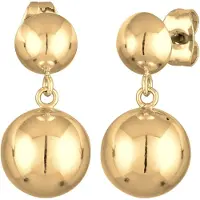 Elli Ohrringe Brass Kugel in Gold | Gr.: onesize