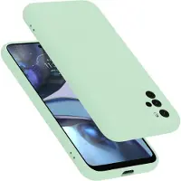 Cadorabo TPU Liquid Silicone Case Hülle für Motorola MOTO G22