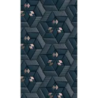 Living Walls Fototapete "Metropolitan Stories. Travel Styles. 3D-Tapete" gemustert matt neutral glatt Fototapete 3D-Effekt Grafisch Metallic-Effekt Designtapete Tapeten