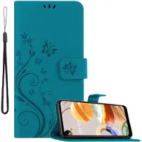 Cadorabo Hülle für LG K61 mit Blumen Muster