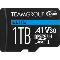 Team Group ELITE A1, 1000 GB, MicroSDXC, UHS-I, 90 MB/s, 45 MB/s, Class 3 (U3)