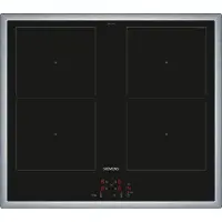 Siemens iQ500 EM645CQB6E, Schwarz, Integriert, 60 cm, Zonen-Induktionskochfeld, Glaskeramik, 4 Zone(n)