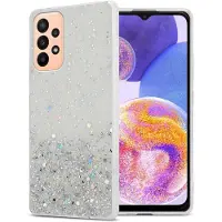 Cadorabo TPU Hülle für Samsung Galaxy A23 4G / 5G mit Glitzer