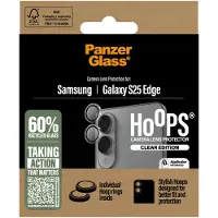 PanzerGlass Kameraprotektor Hoops Optic Rings für das Samsung Galaxy S25 Edge - Transparent