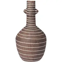 Ferm Living Brura Vase Coffee/White - , Braun / Rost, Stein