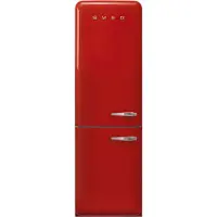 Smeg FAB32LRD5 Freistehende KÃ1/4hl-/Gefrierkombi, 2 TÃ1/4ren, 234 l Nutzinhalt KÃ1/4hlteil, 97 l Nutzinhalt Gefrierteil, 60,1 cm Breite, 37 dB Geräuschemissionen, Inverter-Motor, NoFrost-System