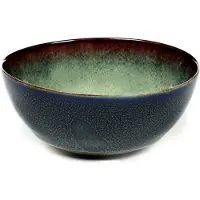 Serax Schüssel Terres De Rêves Tableware By Anita Le Gr Misty Grey Dark Blue S 10,8 cm