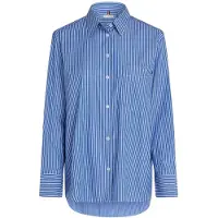 Tommy Hilfiger Hemd WW0WW45612 Blau Relaxed Fit