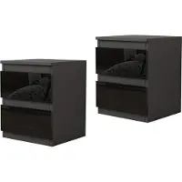 HTI Nachtschrank Kenji Hochglanz 2er-Set