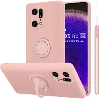 Cadorabo TPU Liquid Ring Silicone Case Hülle für Oppo FIND X5 PRO