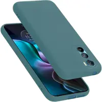 Cadorabo TPU Liquid Silicone Case Hülle für Motorola EDGE 30