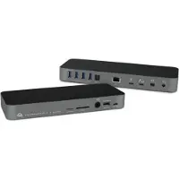 OWC OWCTB3DK14PSGG, Kabelgebunden, Thunderbolt 3, 3,5 mm, 10,100,1000 Mbit/s, Grau, MicroSD (TransFlash), SD