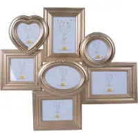 Clayre & Eef Bilderrahmen in Gold - (B)52 x (H)47 cm - onesize