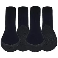 Goo-eez Gooeez Lites Dog Booties (4-pack) XL Black/Black