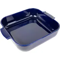 Peugeot Auflaufform Viereckig Blau 30 cm