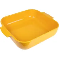 Peugeot Auflaufform Quadratisch Céramique Saffron Yellow 36 cm