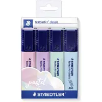 Staedtler 364 C, 4 St?ck(e), Hellblau, Minze, Pink, Violett, Polypropylen (PP), 1 mm, 5 mm, Tinte auf Wasserbasis