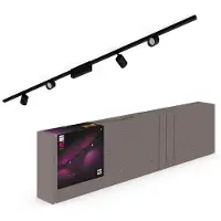 Philips Hue Perifo - White and color Set mit 4 Spots schwarz