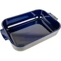 Peugeot Auflaufform Rechteckig Céramique Blue 36 cm