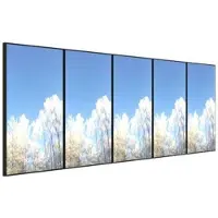 Hi Nd Videorow - mounting kit - for 5x1 video wall - portrait - Max - recommended for 50"