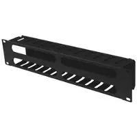 Lanberg Organizer Kabli 19" 2U z zaślepką typ A czarny